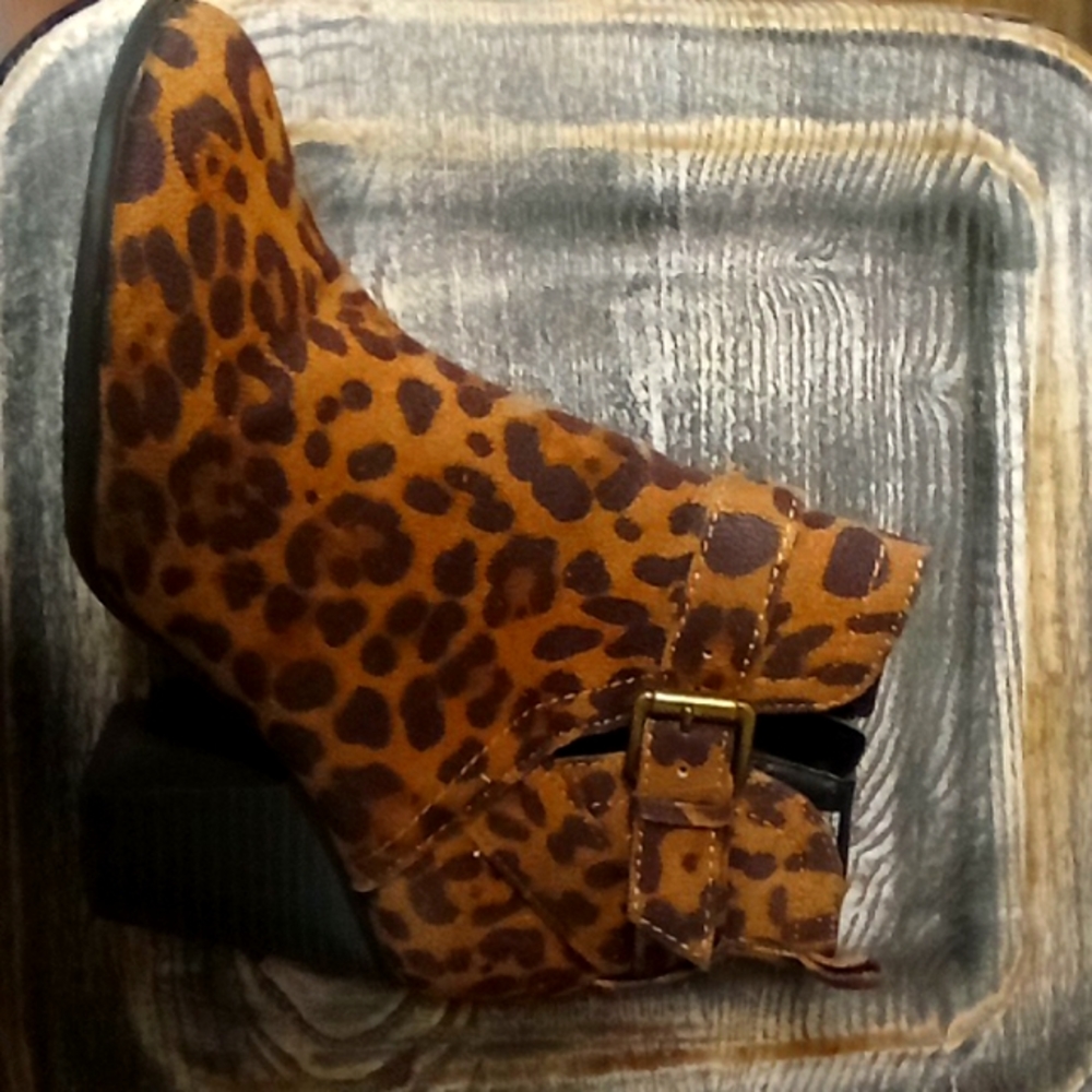 Leopard Boots